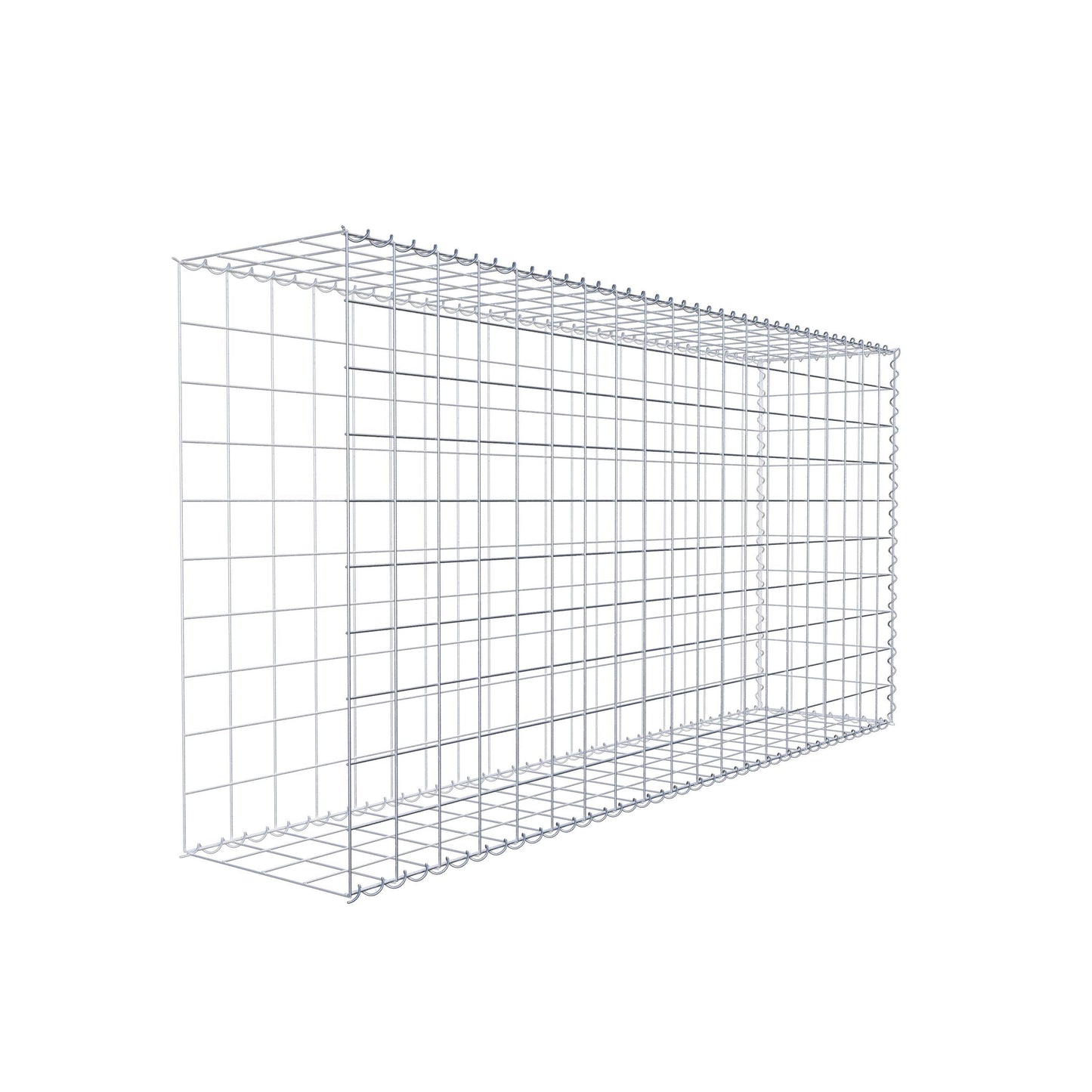 Gabbione aggiuntivo tipo 2 200 cm x 100 cm x 40 cm (L x A x P), maglia 10 cm x 10 cm, spirale