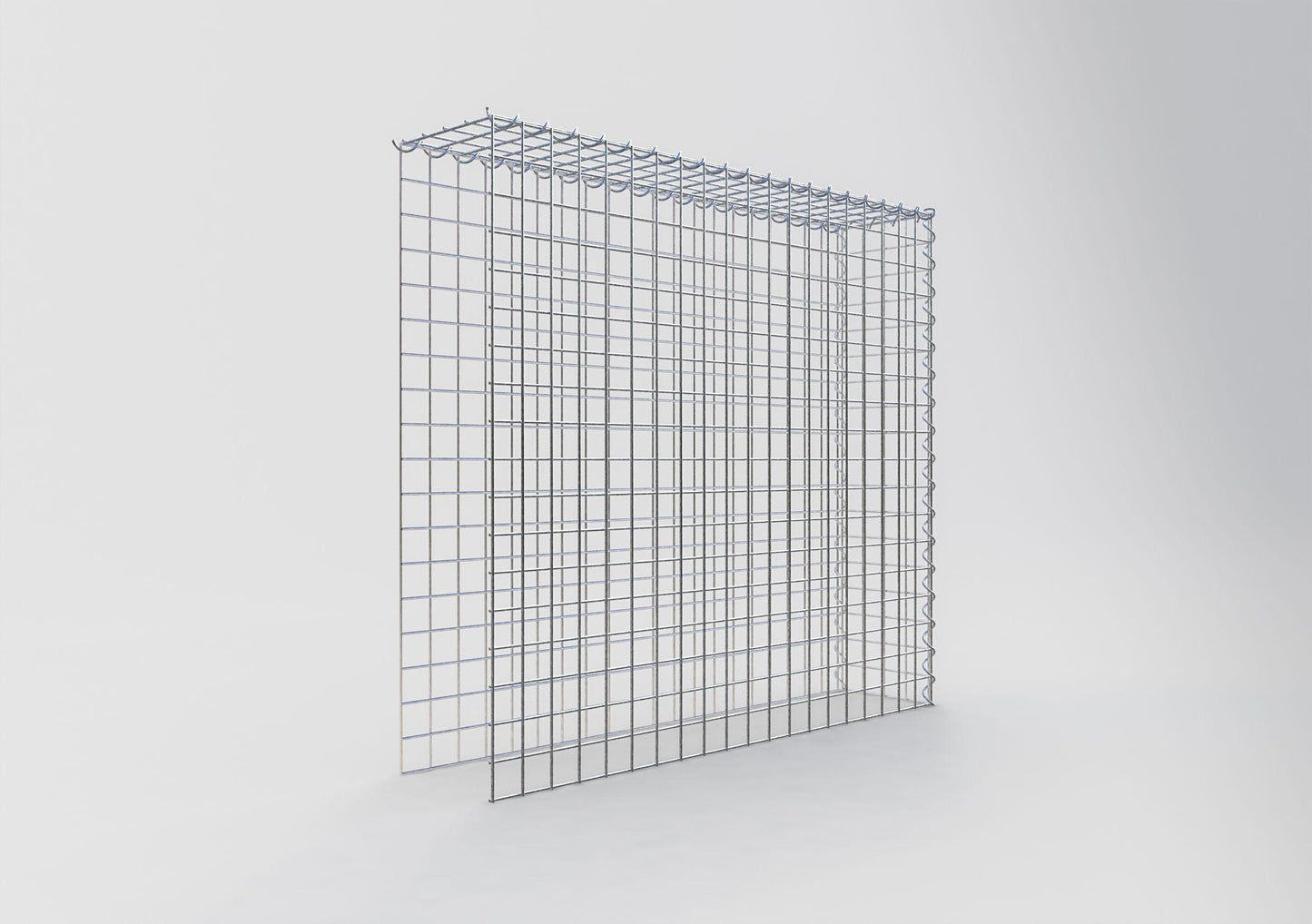 Gavión complementario tipo 4 100 cm x 90 cm x 20 cm (L x A x P), malla 5 cm x 5 cm, espiral