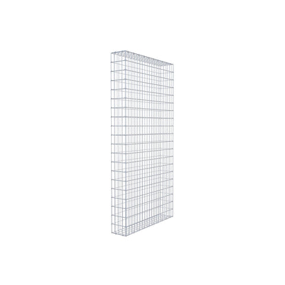 Gavión 200 cm x 100 cm x 20 cm (L x A x P), luz de malla 5 cm x 10 cm, anillo en C