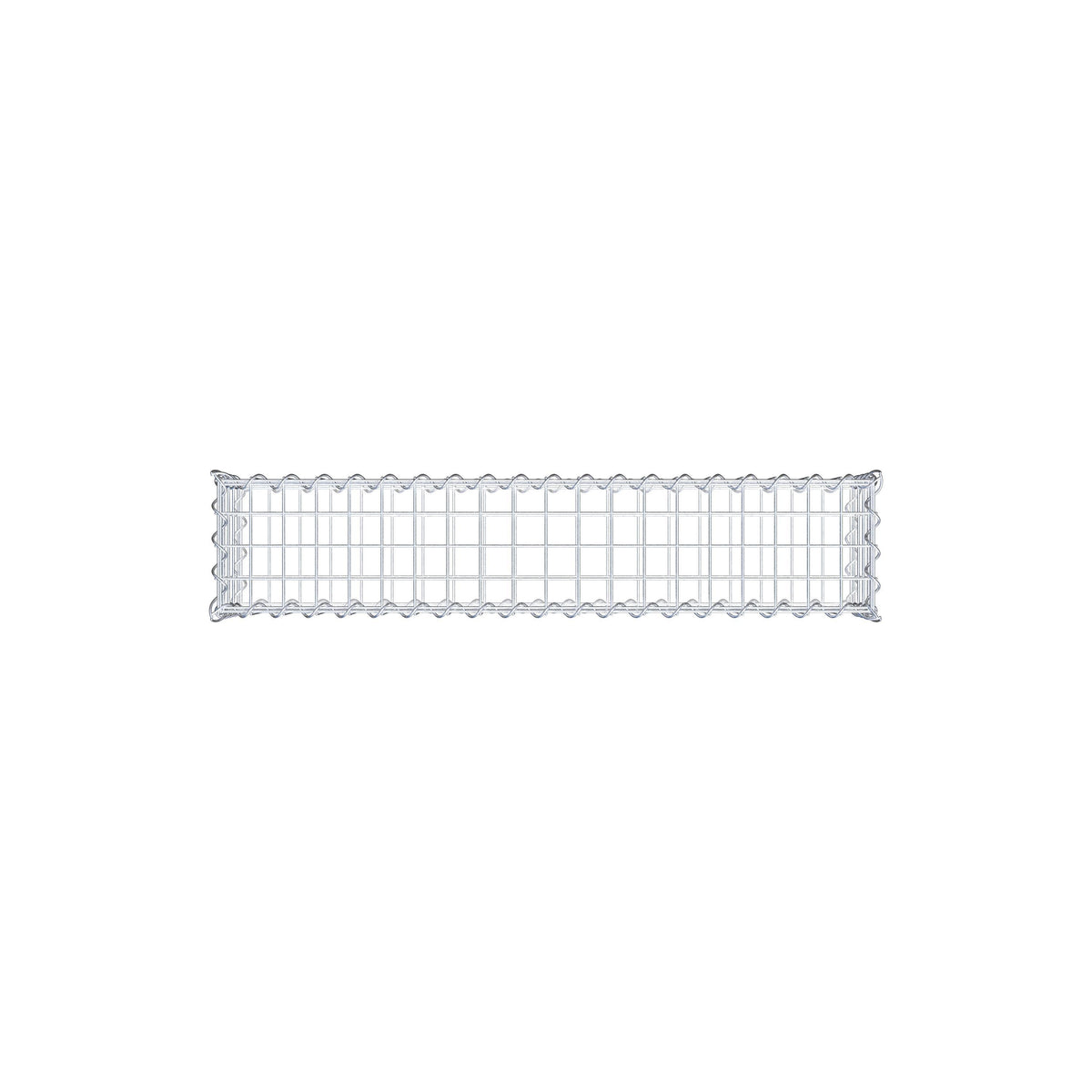 Gabion 100 cm x 20 cm x 20 cm (L x H x P), mailles 5 cm x 5 cm, spirale