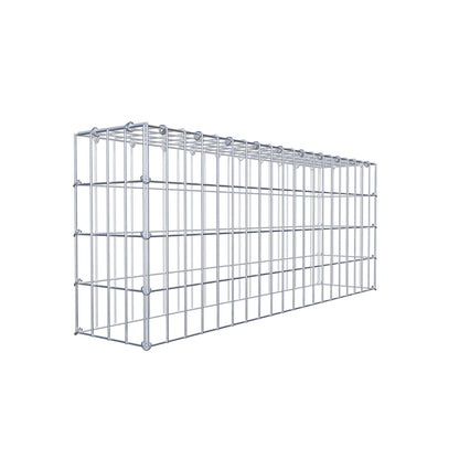 Anbaugabione Typ 3 100 cm x 40 cm x 20 cm (L x H x T), Maschenweite 5 cm x 10 cm, C-Ring