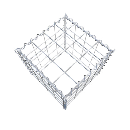 Anbaugabione Typ 3 40 cm x 40 cm x 40 cm (L x H x T), Maschenweite 10 cm x 10 cm, Spirale