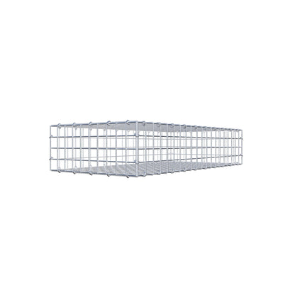 Gabion 100 cm x 20 cm x 50 cm (L x H x D), maskstorlek 5 cm x 5 cm, C-ring