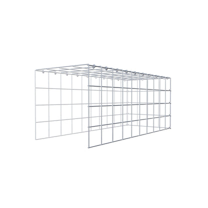 Anbaugabione Typ 4 100 cm x 40 cm x 40 cm (L x H x T), Maschenweite 10 cm x 10 cm, C-Ring