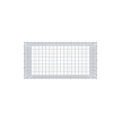 Gabbione 100 cm x 70 cm x 50 cm (L x H x P), maglia 5 cm x 5 cm, anello a C