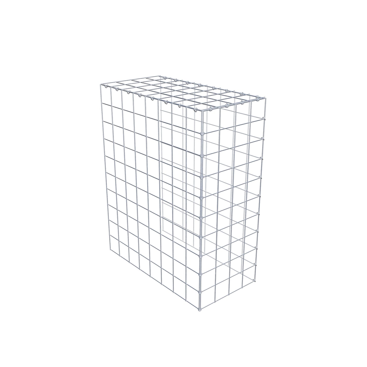 Anbaugabione Typ 4 100 cm x 80 cm x 40 cm (L x H x T), Maschenweite 10 cm x 10 cm, C-Ring