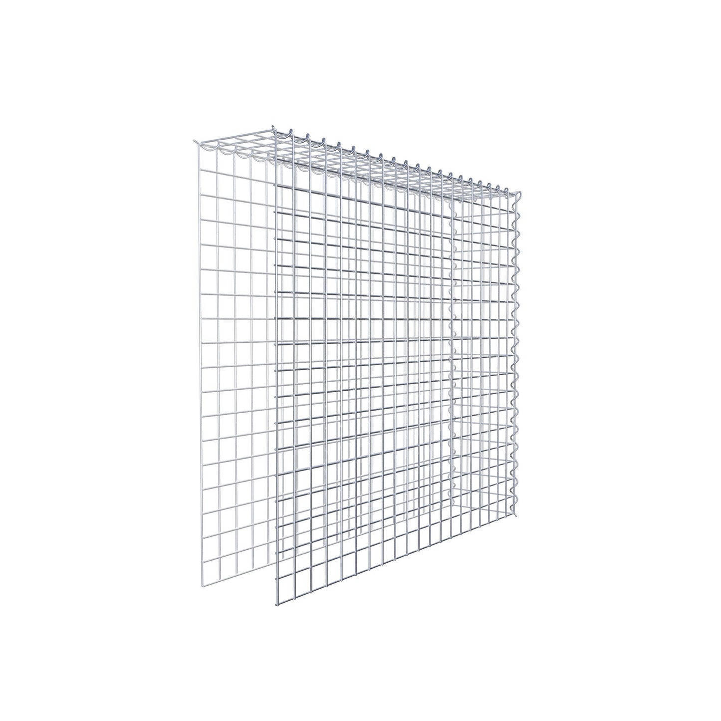 Gavión complementario tipo 4 100 cm x 90 cm x 20 cm (L x A x P), malla 5 cm x 5 cm, espiral