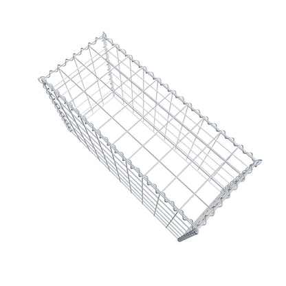 Extra gabion typ 3 100 cm x 60 cm x 40 cm (L x H x D), maskstorlek 10 cm x 10 cm, spiral