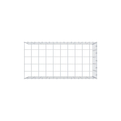 Mounted gabion type 4 100 cm x 40 cm x 50 cm (L x H x D), mesh size 10 cm x 10 cm, C-ring