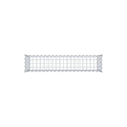 2er Set Gabionen 100 cm x 40 cm x 20 cm (L x H x T), Maschenweite 5 x 5 cm, Spirale