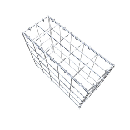 Fourche rapportée type 3 50 cm x 40 cm x 20 cm (L x H x P), mailles 10 cm x 10 cm, anneau C