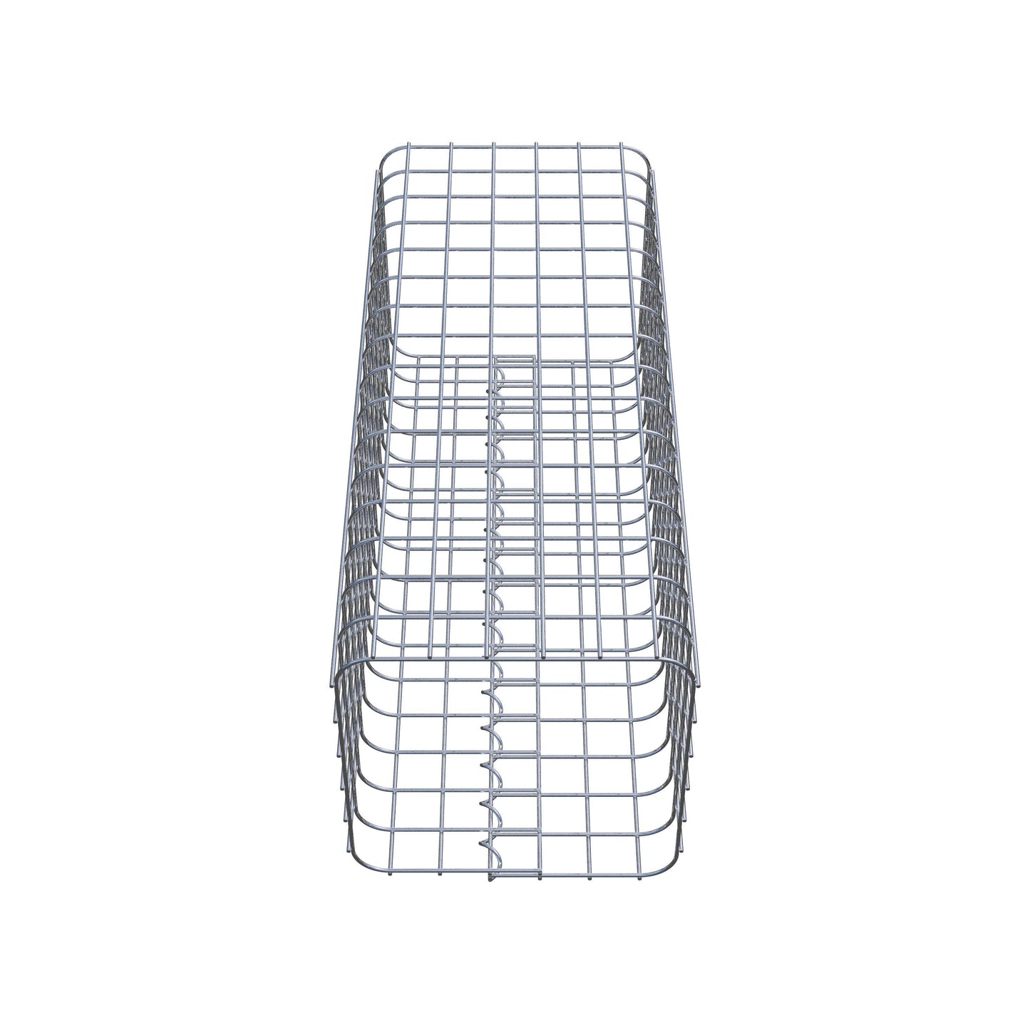 Gabionsøjle firkantet 32 ​​cm x 32 cm, 80 cm højde, MW 5 cm x 5 cm