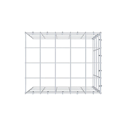 Fourche rapportée type 4 50 cm x 40 cm x 40 cm (L x H x P), mailles 10 cm x 10 cm, anneau C