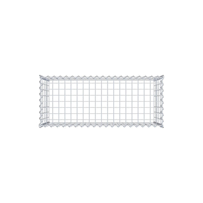 Extra gabion typ 3 100 cm x 50 cm x 40 cm (L x H x D), maskstorlek 5 cm x 10 cm, spiral