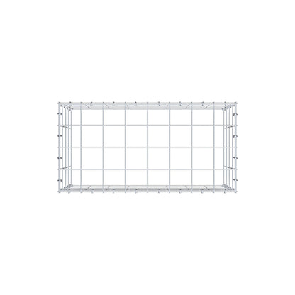 Monteret gabion type 3 80 cm x 40 cm x 40 cm (L x H x D), maskestørrelse 10 cm x 10 cm, C-ring