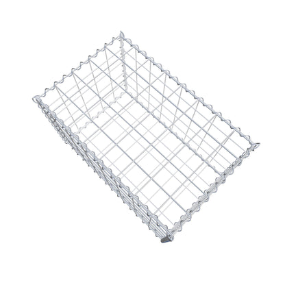 Gabion 80 cm x 50 cm x 50 cm (L x H x P), mailles 10 cm x 10 cm, spirale