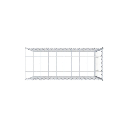 Gabion rapporté type 4 100 cm x 80 cm x 40 cm (L x H x P), mailles 10 cm x 10 cm, spirale