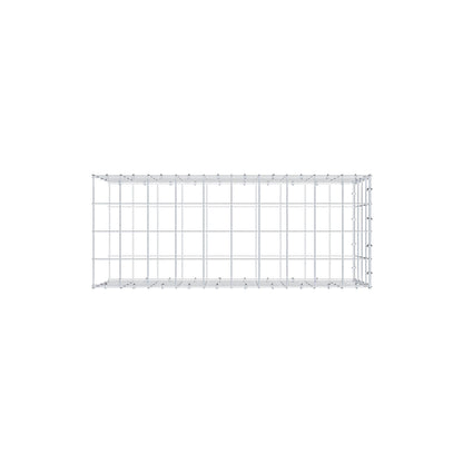 Monteret gabion type 2 100 cm x 40 cm x 40 cm (L x H x D), maskestørrelse 10 cm x 10 cm, C-ring