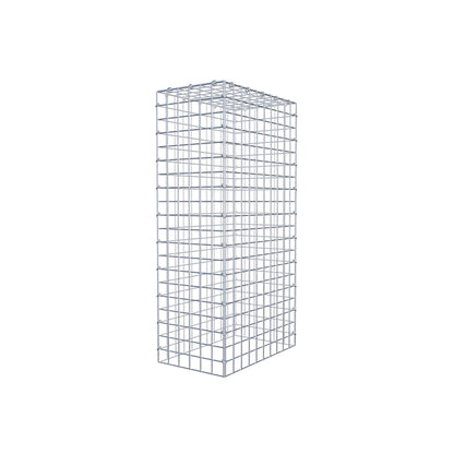 Mounted gabion type 3 100 cm x 50 cm x 30 cm (L x H x D), mesh size 5 cm x 5 cm, C-ring