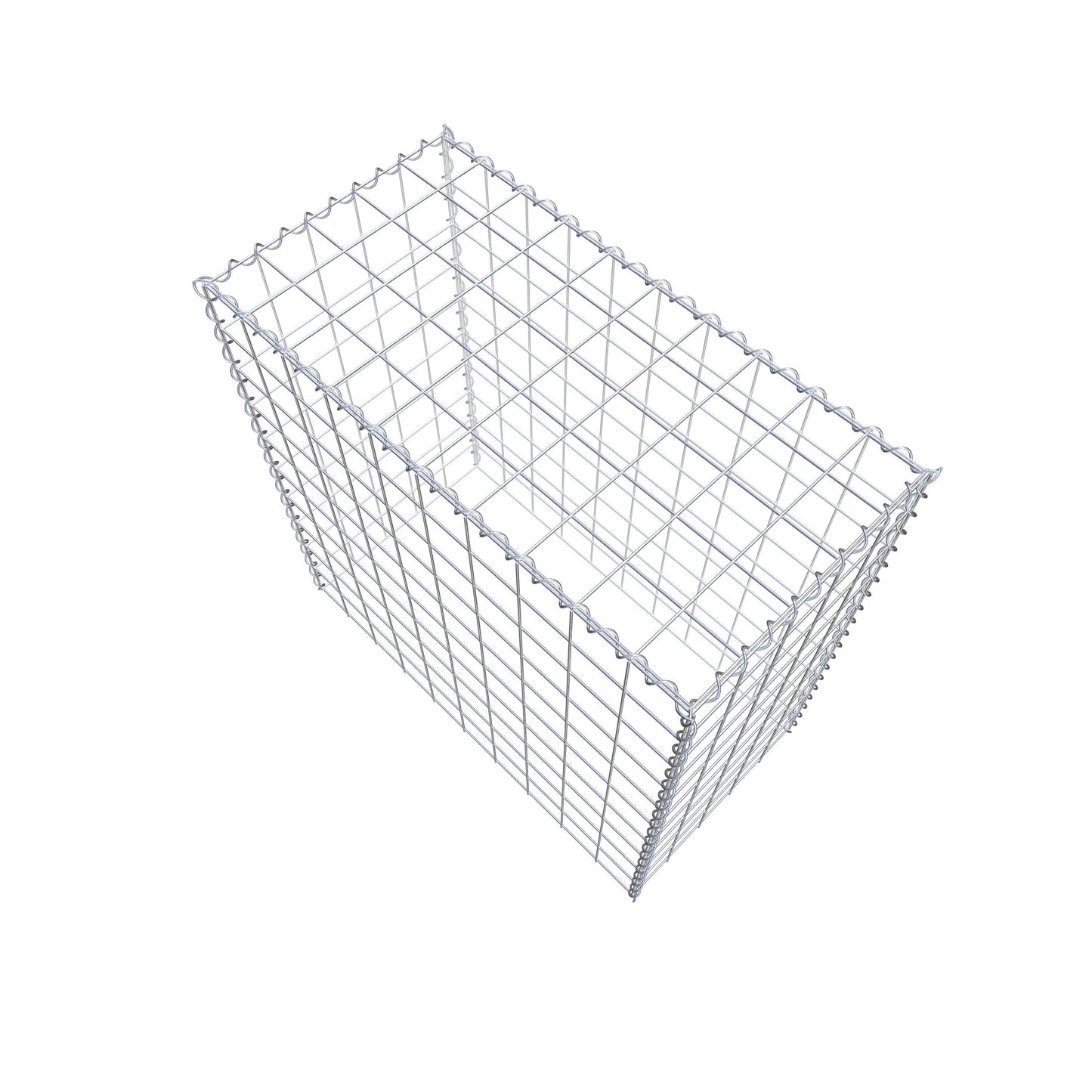 Gavión complementario tipo 3 100 cm x 100 cm x 50 cm (L x A x P), malla 10 cm x 10 cm, espiral