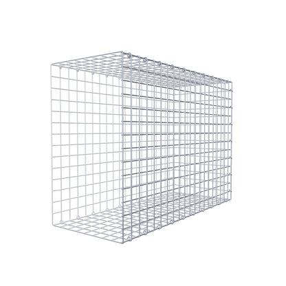 Gavión complementario de tipo 2 100 cm x 70 cm x 40 cm (largo x alto x fondo), malla 5 cm x 5 cm, anillo en C