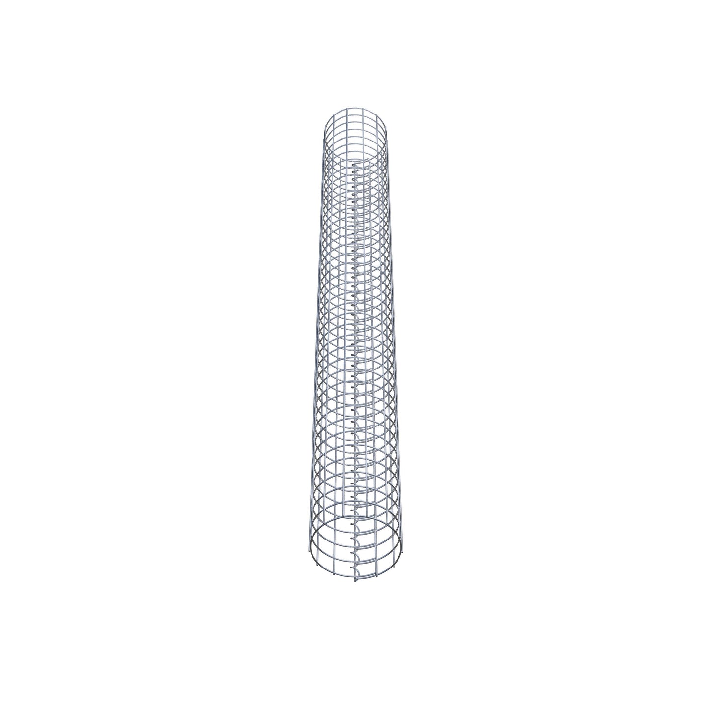Gabionpelare rund 22 cm diameter, 200 cm höjd, maskstorlek 5 cm x 5 cm