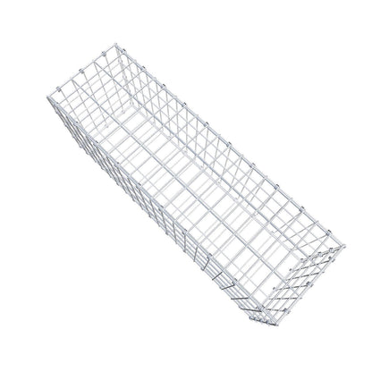 Schanskorf 100 cm x 40 cm x 30 cm (L x H x D), maaswijdte 5 x 10 cm, spiraalring