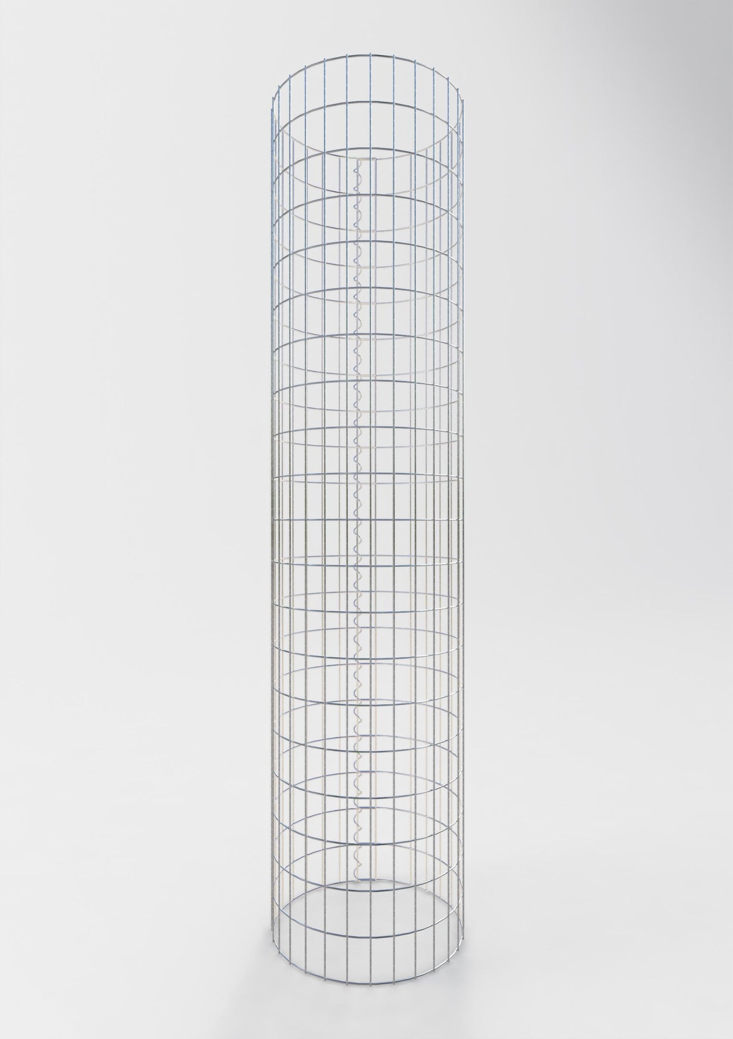 Gabionpelare rund 47 cm diameter, 200 cm höjd, maskstorlek 5 cm x 10 cm