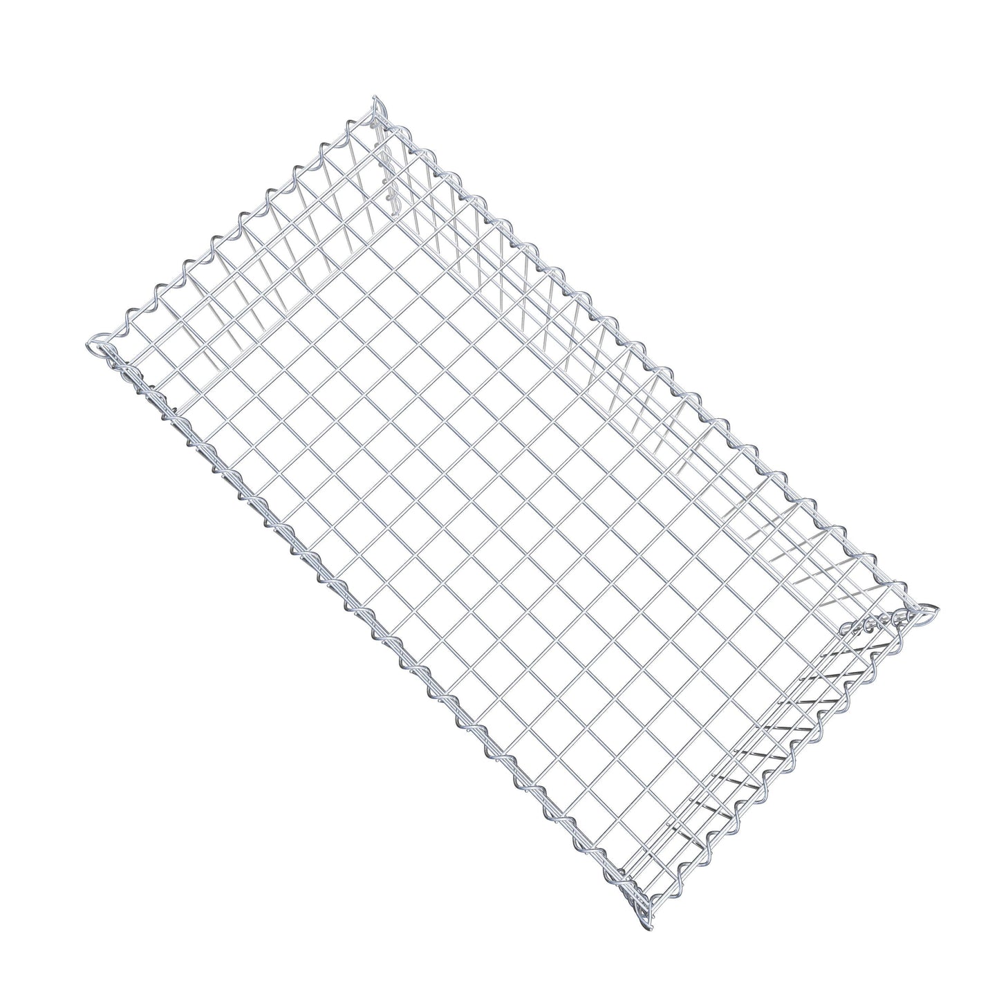 Aangegroeide schanskorf type 3 100 cm x 30 cm x 50 cm (L x H x D), maaswijdte 5 cm x 10 cm, spiraal