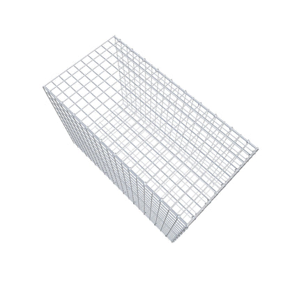 Mounted gabion type 2 100 cm x 70 cm x 50 cm (L x H x D), mesh size 5 cm x 5 cm, C-ring