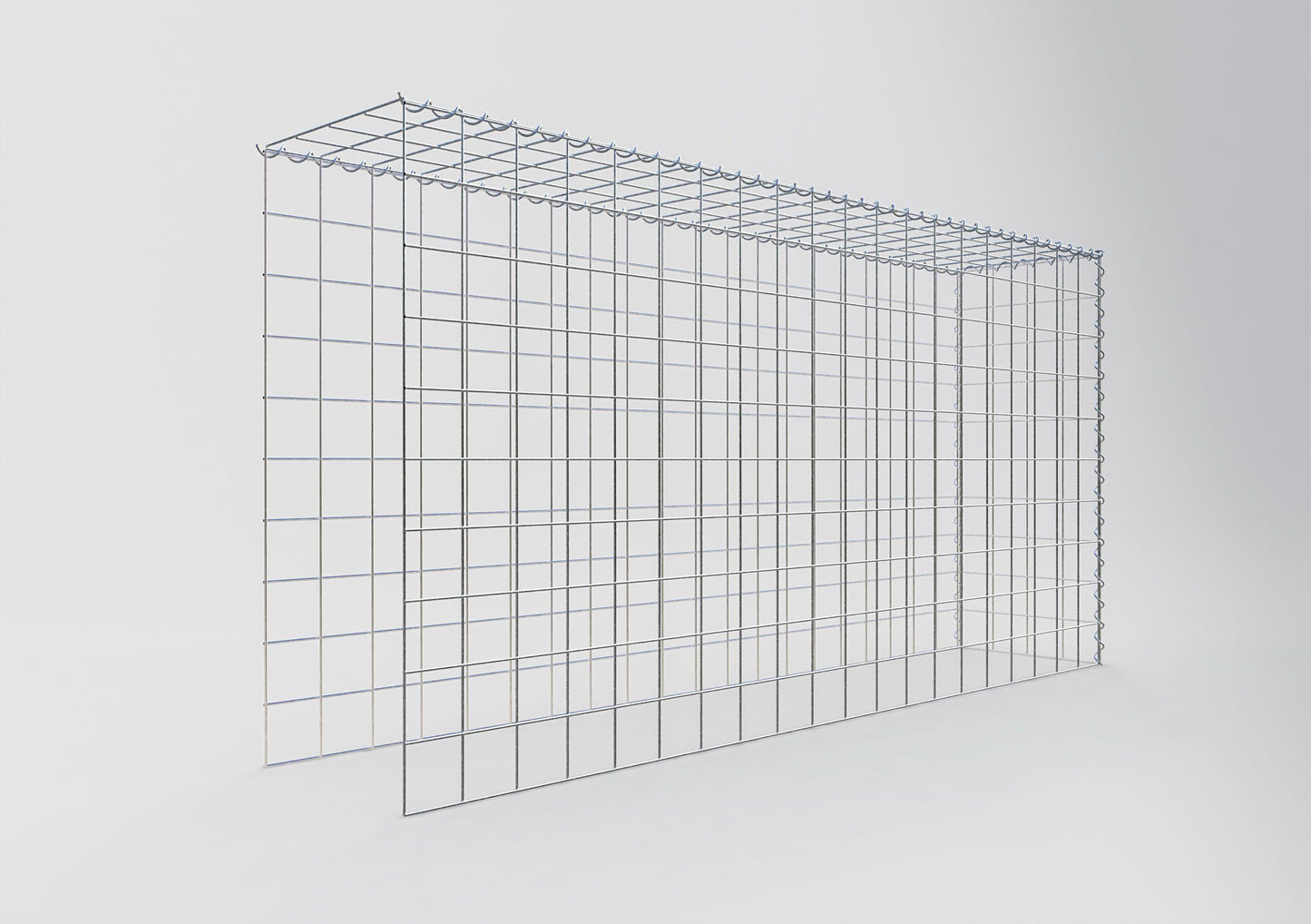 Fourche de culture type 4 200 cm x 100 cm x 40 cm (L x H x P), mailles 10 cm x 10 cm, spirale