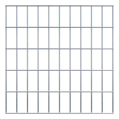 Decorative trellis / trellis (including mounting material) mesh size 5 x 10 cm