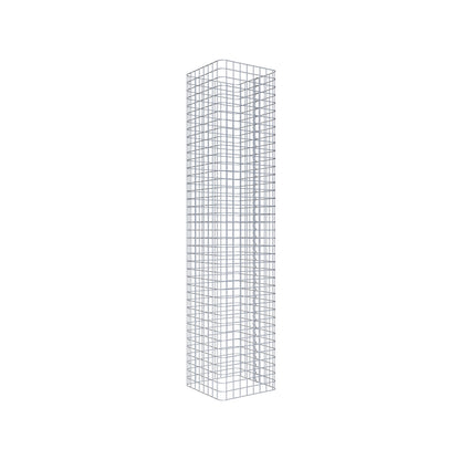 Gabionensäule eckig 42 cm x 42 cm, 200 cm Höhe, MW 5 cm x 5 cm