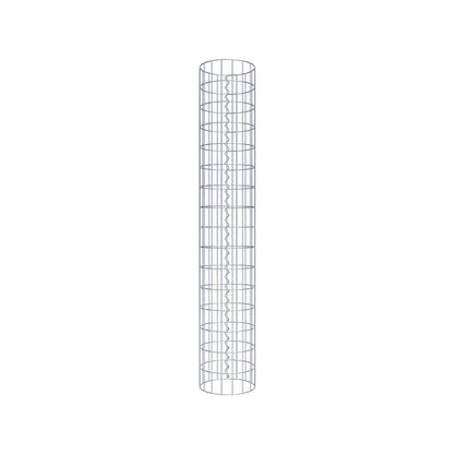 Gabionensäule rund 27 cm Durchmesser, 160 cm Höhe, Maschenweite 5 cm x 10 cm