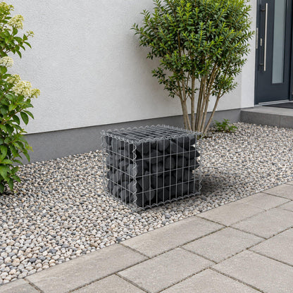 Gabion 50 cm x 40 cm x 40 cm (L x H x D), mesh size 5 cm x 10 cm, spiral