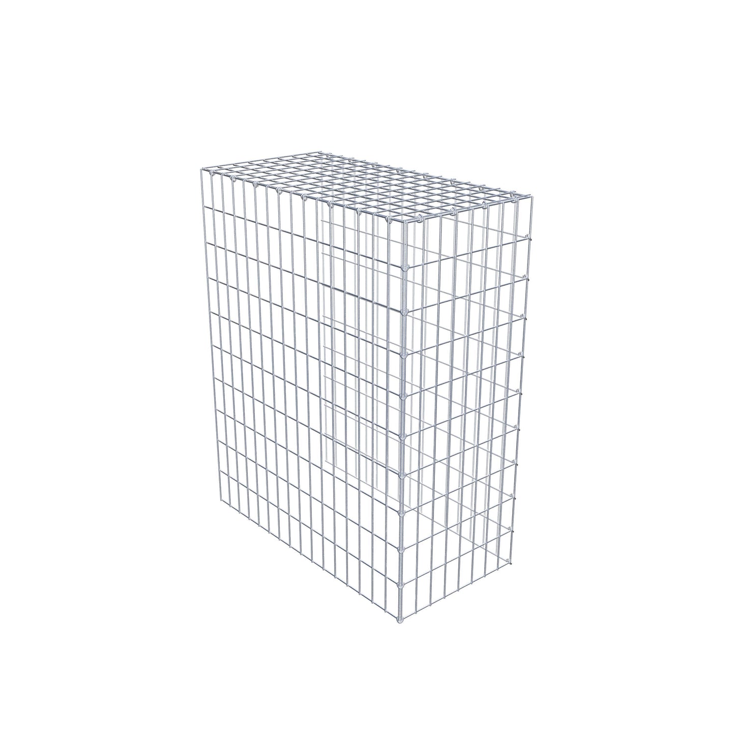 Gavión complementario de tipo 4 100 cm x 80 cm x 40 cm (L x A x P), malla 5 cm x 10 cm, anillo en C