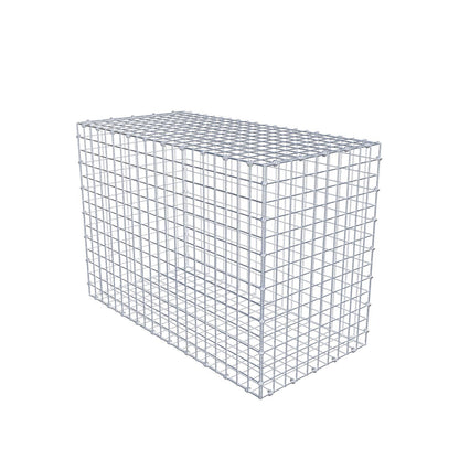 Gabione 100 cm x 70 cm x 50 cm (L x H x T), Maschenweite 5 x 5 cm, Spiralring