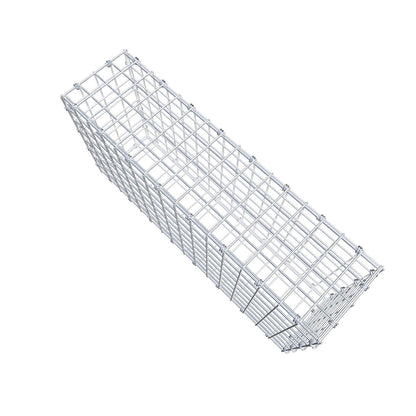 Gabione 80 cm x 40 cm x 20 cm (L x H x T), Maschenweite 5 x 5 cm, Spiralring