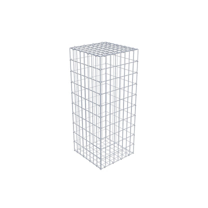 Gavión 100 cm x 40 cm x 40 cm (L x A x P), luz de malla 5 cm x 10 cm, anillo en C