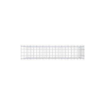 Mounted gabion type 2 100 cm x 60 cm x 20 cm, mesh size 5 cm x 10 cm, C-ring