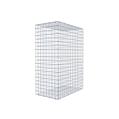 Gabion 100 cm x 70 cm x 40 cm (L x H x D), maskestørrelse 5 cm x 5 cm, C-ring