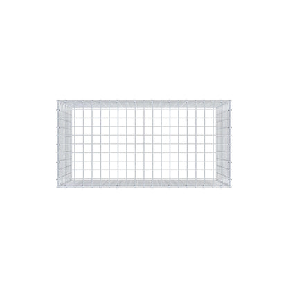 Fourche rapportée type 3 100 cm x 60 cm x 50 cm (L x H x P), mailles 5 cm x 5 cm, anneau C