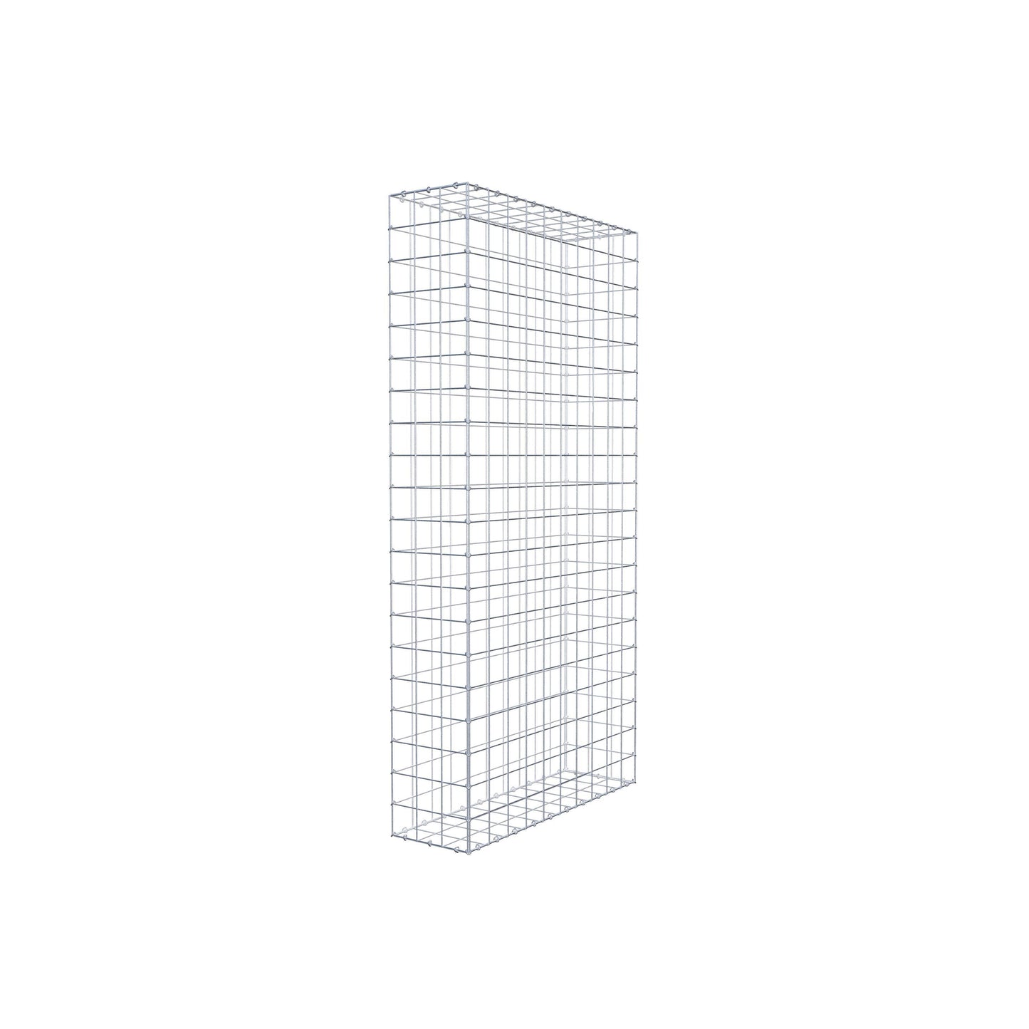 Gabbione 200 cm x 100 cm x 30 cm (L x H x P), maglia 10 cm x 10 cm, anello a C