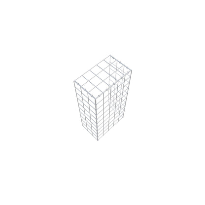 Gavión complementario de tipo 4 100 cm x 30 cm x 50 cm (L x A x P), malla 10 cm x 10 cm, anillo en C