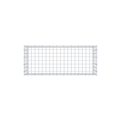 Mounted gabion type 3 100 cm x 40 cm x 40 cm (L x H x D), mesh size 5 cm x 10 cm, C-ring