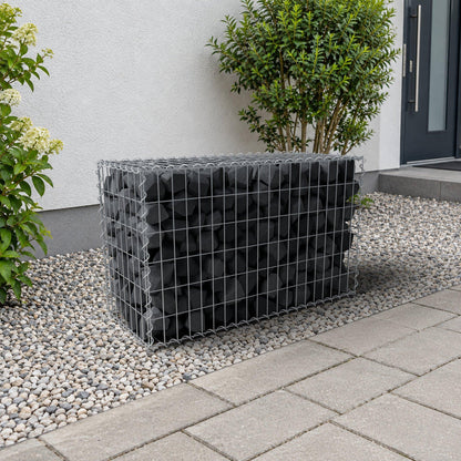 Gabione 100 cm x 60 cm x 40 cm (L x H x T), Maschenweite 5 cm x 10 cm, Spirale