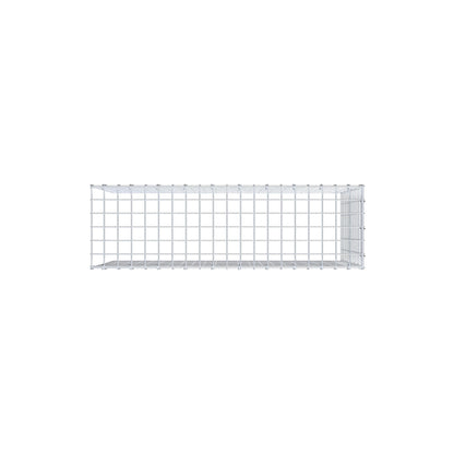 Mounted gabion type 4 100 cm x 60 cm x 30 cm (L x H x D), mesh size 5 cm x 5 cm, C-ring