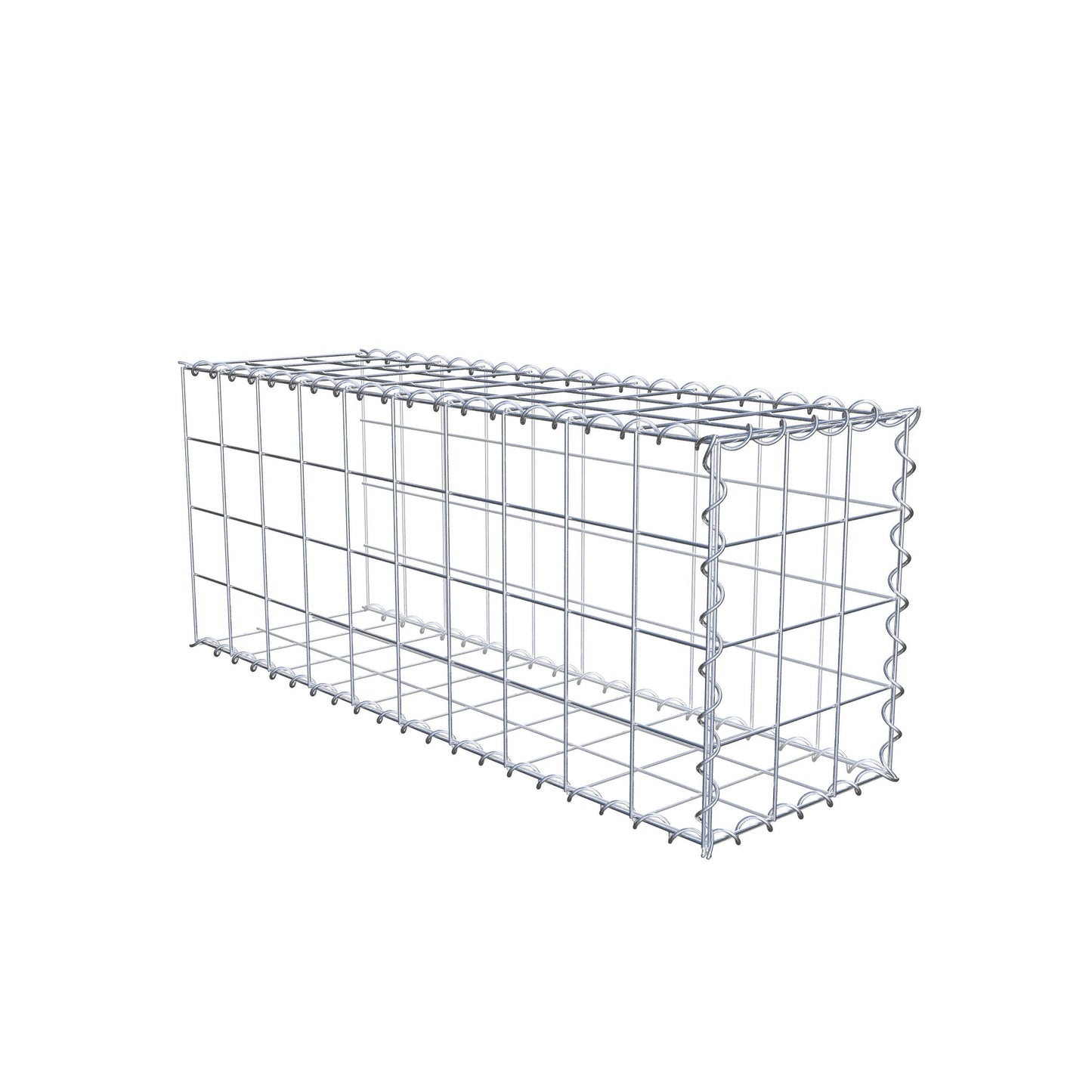 Gabbione aggiuntivo tipo 2 100 cm x 40 cm x 30 cm (L x A x P), maglia 10 cm x 10 cm, spirale