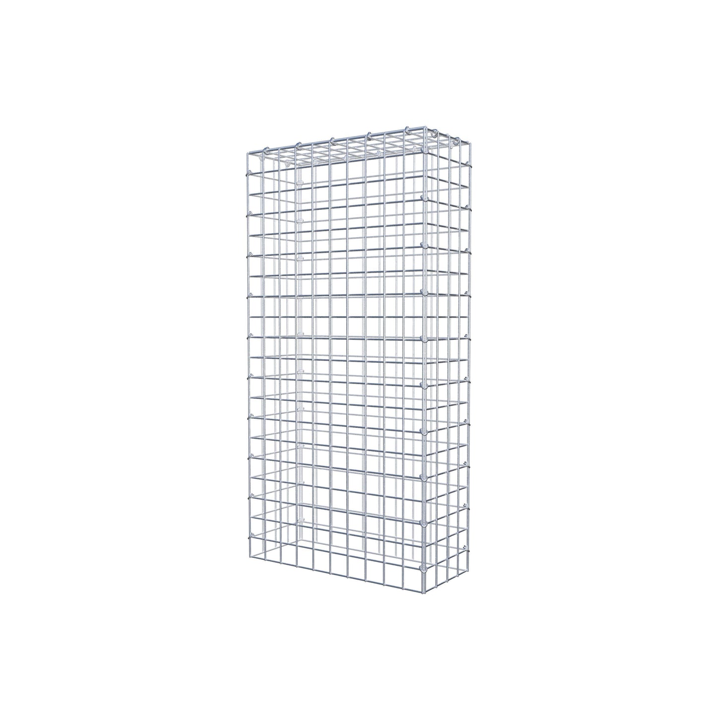 Gabbione aggiuntivo di tipo 3 100 cm x 20 cm x 50 cm (L x H x P), maglia 5 cm x 5 cm, anello a C