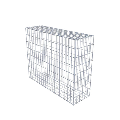 Gabione 100 cm x 80 cm x 30 cm (L x H x T), Maschenweite 5 cm x 10 cm, C-Ring